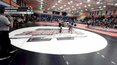 174 lbs Cons. Round 3 - Omari Watson, Wilkes University vs Austin Dipzinski, Heidelberg University
