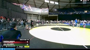 55 lbs Cons. Round 4 - Harper Dierick, Maddogs Wrestling vs Ava Gallardo, Olympia Wrestling Club