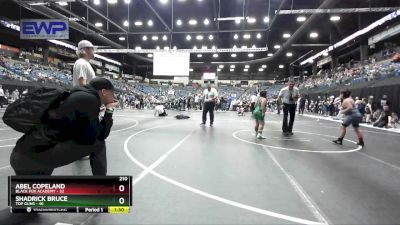 120 lbs Cons. Round 1 - Malakai Reyes, Derby vs Lincoln Hershberger, Team Lightning Wrestling Club