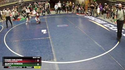 58 lbs Quarterfinal - Quinton Robison, WESTLAKE vs Chase Chelewski, Colorado Outlaws