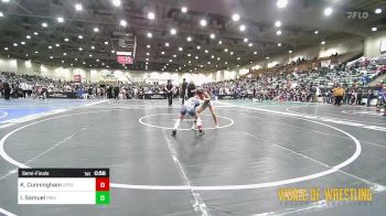 75 lbs Semifinal - Keira Cunningham, Upper Township vs Iyla Samuel, Pride Wrestling