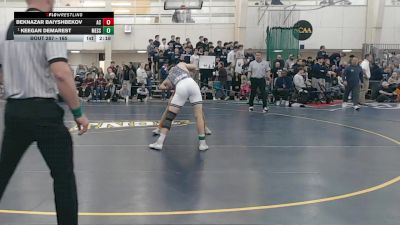 165 lbs Semifinal - Keegan Demarest, Messiah vs Beknazar Baiyshbekov, Albright College
