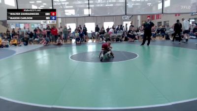 53/56 Round 4 - Walter Zahradnicek, Idaho Gold Wrestling Club vs Mason Carlson, Rigby Wrestling Club
