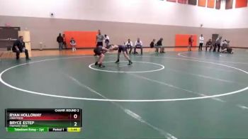 106 lbs Champ. Round 2 - Bryce Estep, Fremont Ross vs Ryan Holloway, Crestview