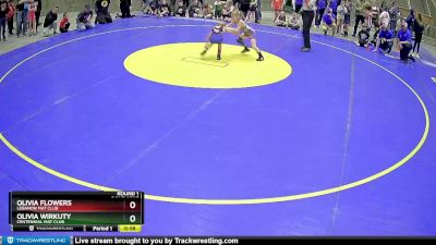 50 lbs Round 1 - Olivia Wirkuty, Centennial Mat Club vs Olivia Flowers, Lebanon Mat Club