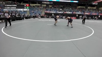 184 lbs Champ. Round 2 - 9 Ashton Habeil, Lindsey Wilson vs 8 Cory Cannan, Lindsey Wilson