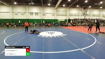 118 lbs Quarterfinal - Sean Campbell, Copiague vs David Perez, Ponaganset