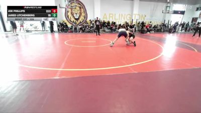 126 lbs Cons. Round 5 - Jared Litchenberg, Vista Murrieta vs Joe Phillips, Centennial (Corona)