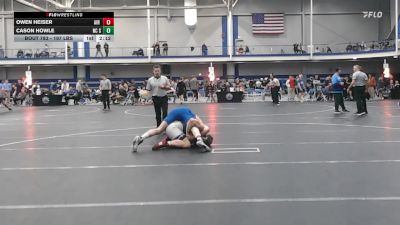 197 lbs Semifinal - Owen Heiser, Air Force Academy vs Cason Howle, NC State - UnAttached