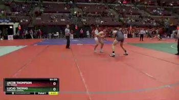 D3-215 lbs 5th Place Match - Jacob Thompson, Mil. Edison vs Lucas Thomas, Harrison Central