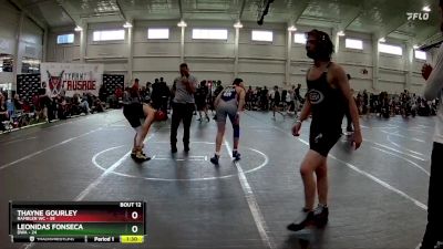 130 lbs Round 3 (10 Team) - Leonidas Fonseca, DWA vs Thayne Gourley, Rambler WC