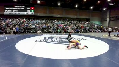 106 lbs Champ. Round 1 - Cameron Caito, Gregori vs Brandon Henderson, Harrisburg