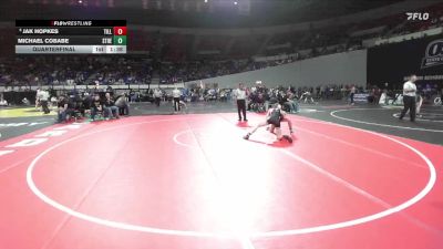 4A Boys 126 lbs Quarterfinal - Jak Hopkes, Tillamook Boys vs Michael Cobabe, St. Helens Boys