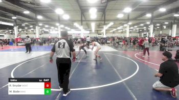 138 lbs 2nd Place - Rusty Snyder, Montezuma Cortez vs Maximus Bode, Sandra Day OConnor