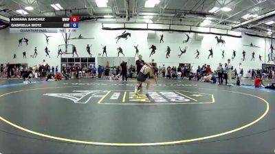 110 A Quarterfinal - Gabriella Motz, Albion University vs Adriana Sanchez, WWCP (Purdue)
