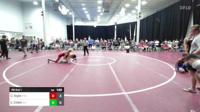 114 lbs Rr Rnd 1 - Chase Sigle, Steller Trained Hutt Clan vs Christopher Cifelli, Olympic