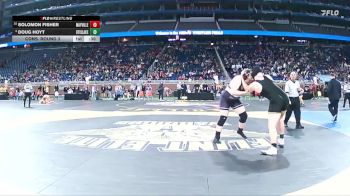 D4-285 lbs Cons. Round 3 - Solomon Fisher, Mayville vs Doug Hoyt, Otisville LakeVille Memorial