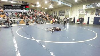 100 lbs Cons. Round 5 - Catherine Herandez, Patriot vs Serena Covarrubias-Aranda, Chaffey