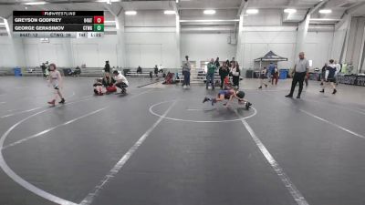 48 lbs Round 7 (8 Team) - George Gerasimov, CTWHALE Green vs Greyson Godfrey, 84 Athletes