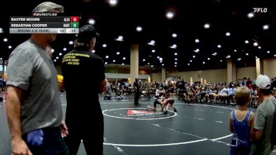 55 lbs Round 3 (6 Team) - Baxter Moore, Alabama Elite Gold vs Sebastian Cooper, Rabbit WC