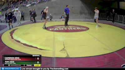 106 lbs Semifinal - Cameron King, Umpqua Wrestling Club vs Tom Hess, Dallas Mat Club