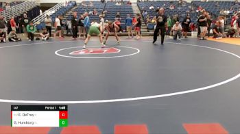 147 lbs Cons. Round 5 - Ethan DeTray, Oak Harbor vs Gavin Humburg, Westfield