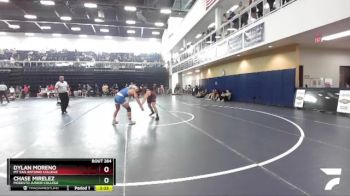 149 lbs Quarterfinal - Dylan Moreno, Mt San Antonio College vs Chase Mirelez, Modesto Junior College