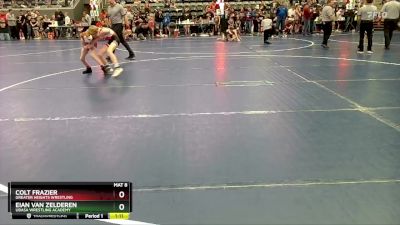 80 lbs Champ. Round 1 - Eian Van Zelderen, Ubasa Wrestling Academy vs Colt Frazier, Greater Heights Wrestling