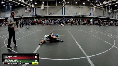 52 lbs Round 1 (10 Team) - Jace Luciani, FLOW vs Grayson Bish, Undisputed Wrestling