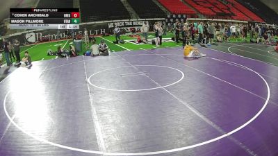 84 lbs Champ. Round 1 - Cohen Archibald, Oregon vs Mason Fillmore, Utah