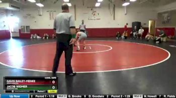 120 lbs Cons. Semi - Jacob Widmer, Burlington vs Gavin Bailey-Menke, New London