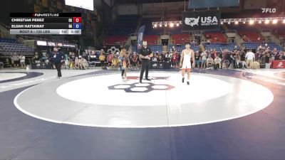 120 lbs Champ. Rd Of 256 - Christian Perez, CA vs Elijah Hattaway, GA
