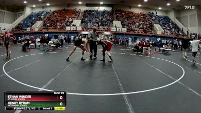 157 lbs Champ. Round 1 - Ethan Winder, St. James School vs Henry Byram, McDonogh School