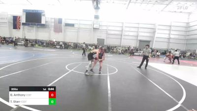 95 lbs Consolation - Braden Anthony, Costa TC vs Thomas Starr, Foothill Falcons