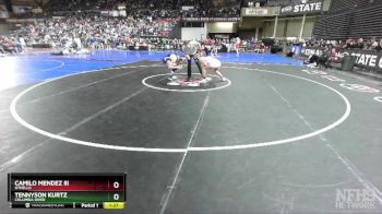 2A 157 lbs Quarterfinal - Tennyson Kurtz, Columbia River vs Camilo Mendez III, Othello