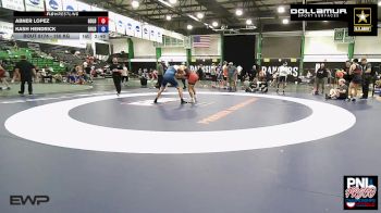 150 kg 5th Place - Abner Lopez, Gold Rush Wrestling Academy Reno vs Kash Hendrick, Gold Rush Wrestling Academy Reno