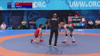 53 kg 1/2 Final - Yuxuan Li, China vs Kaura Coles, Canada