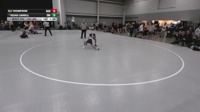 100 lbs Champ. Rd Of 64 - Eli Thompson, Nebraska vs Keian Linnell, Stallions Wrestling Club