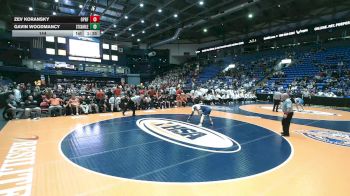 144 lbs Finals (8 Team) - Zev Koransky, Oak Park (O.P.-River Forest) vs Gavin Woodmancy, St. Charles (East)