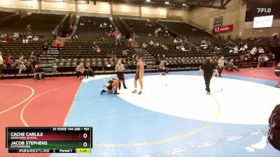 193 lbs Cons. Round 6 - Jacob Stephens, Cottonwood vs Cache Carlile, Davis High School