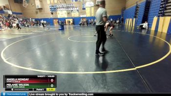 140lbs Cons. Round 4 - Angela Monday, Othello (Girls) vs Melanie Wilson, Mount Baker (Girls)