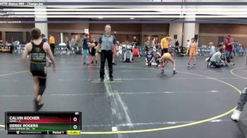 85 lbs Semis & 1st Wrestleback (8 Team) - Calvin Kocher, SHWA vs Derek Rogers, Contenders WA