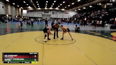 125 lbs Cons. Round 2 - Barrett Stickelman, York (Neb.) vs Jay Everhart, Trinidad State