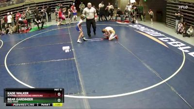 59 lbs Cons. Round 4 - Kade Walker, Wyoming Underground Wrestling vs Bear Gardineer, Gold Rush