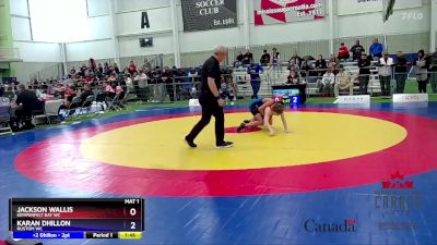 48kg Quarterfinal - Jackson Wallis, Kempenfelt Bay WC vs Karan Dhillon, Rustom WC