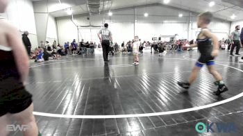 45 lbs Quarterfinal - Walker Scheulen, Salina Wrestling Club vs Tucker Henley, Eufaula Ironheads Wrestling Club
