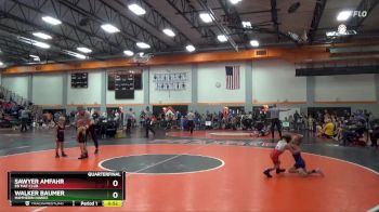 SPW-4 lbs Quarterfinal - Sawyer Amfahr, EB Mat Club vs Walker Baumer, Hammerin Hawks