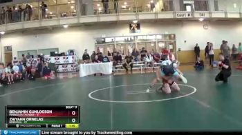 102 lbs Quarters & 1st Wb (16 Team) - Benjamin Gunlogson, Minnesota Thunder vs Zaiyahn Ornelas, Nebraska