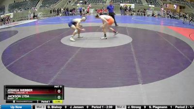 147 lbs Round 1 (4 Team) - Joshua Webber, Yamhill-Carlton vs Jackson Lyda, Banks