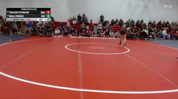 110 lbs Cons. Round 2 - Mila Pierce, Uintah vs Taylor Clyncke, Soroco